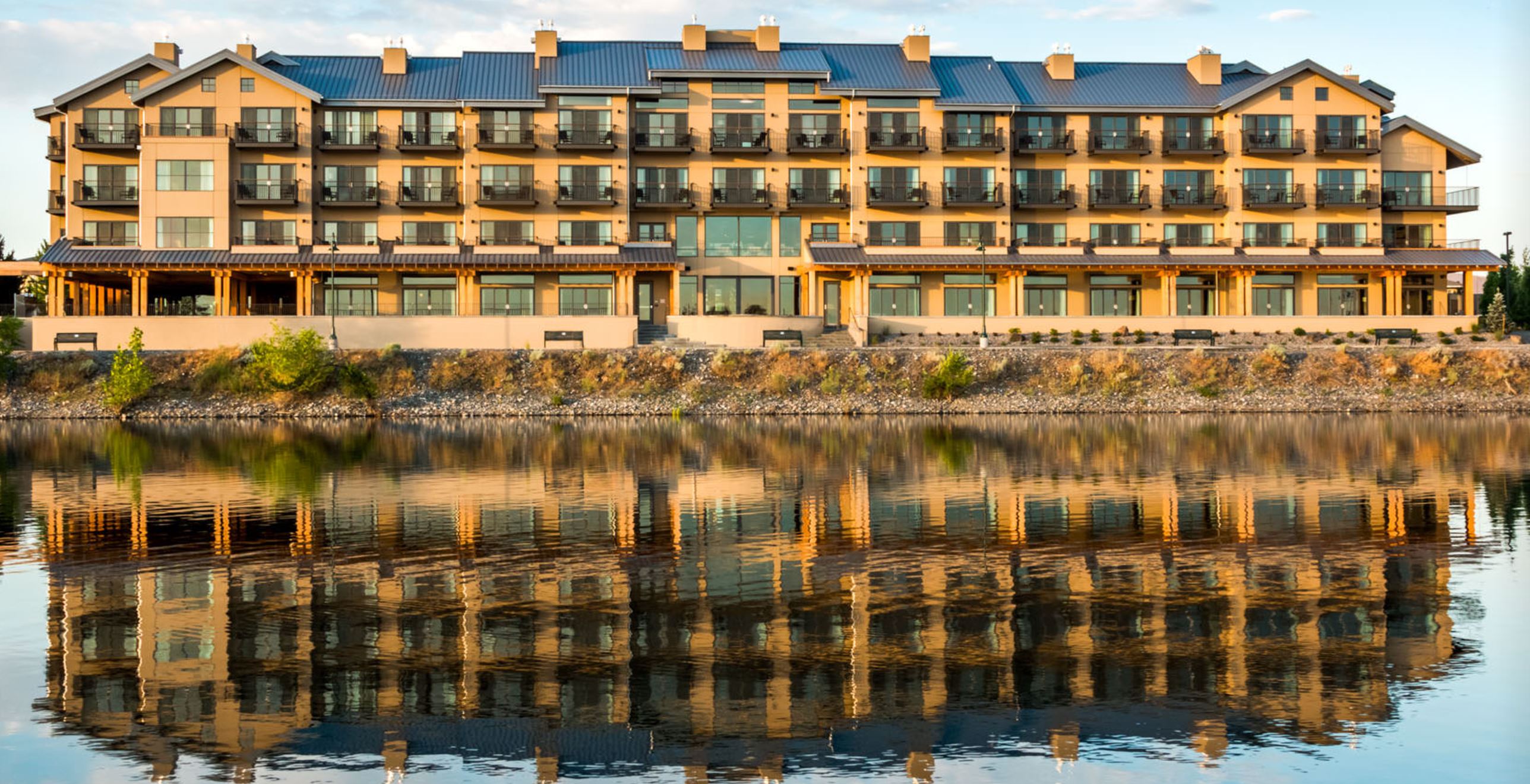 The Lodge at Columbia Point, Richland's riverside hotel.